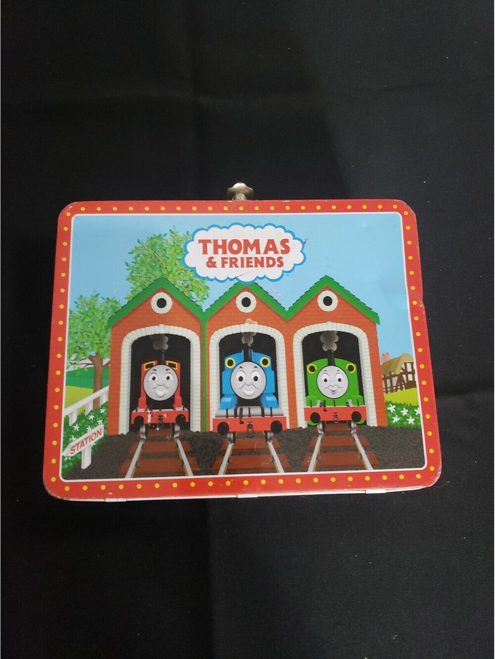 Thomas & Friends Thomas the Tank Engine Tin Lunchbox Stash Can